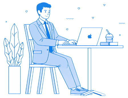 Male Lawyer Illustration